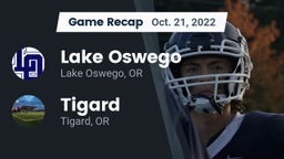 Recap: Lake Oswego  vs. Tigard  2022