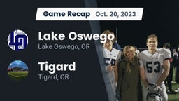 Recap: Lake Oswego  vs. Tigard  2023