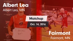 Matchup: Albert Lea High vs. Fairmont  2016