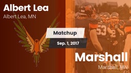 Matchup: Albert Lea High vs. Marshall  2017