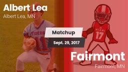 Matchup: Albert Lea High vs. Fairmont  2017