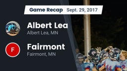 Recap: Albert Lea  vs. Fairmont  2017