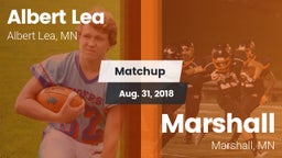 Matchup: Albert Lea High vs. Marshall  2018