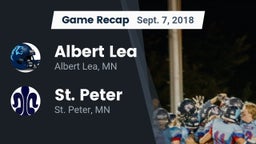 Recap: Albert Lea  vs. St. Peter  2018