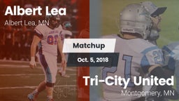 Matchup: Albert Lea High vs. Tri-City United  2018
