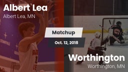 Matchup: Albert Lea High vs. Worthington  2018