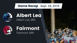 Recap: Albert Lea  vs. Fairmont  2018