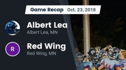 Recap: Albert Lea  vs. Red Wing  2018