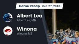 Recap: Albert Lea  vs. Winona  2018