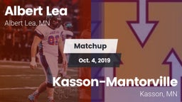 Matchup: Albert Lea High vs. Kasson-Mantorville  2019
