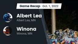 Recap: Albert Lea  vs. Winona  2022