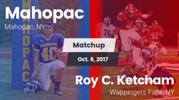 Matchup: Mahopac  vs. Roy C. Ketcham  2017