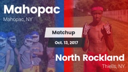 Matchup: Mahopac  vs. North Rockland  2017