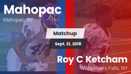 Matchup: Mahopac  vs. Roy C Ketcham 2018