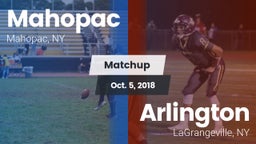 Matchup: Mahopac  vs. Arlington  2018