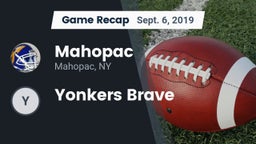 Recap: Mahopac  vs. Yonkers Brave 2019