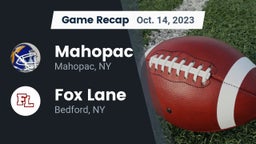 Recap: Mahopac  vs. Fox Lane  2023