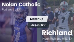 Matchup: Nolan Catholic High vs. Richland  2017