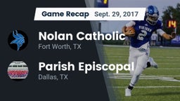 Recap: Nolan Catholic  vs. Parish Episcopal  2017