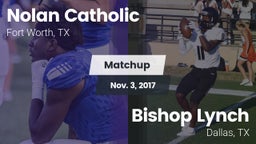 Matchup: Nolan Catholic High vs. Bishop Lynch  2017