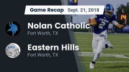 Recap: Nolan Catholic  vs. Eastern Hills  2018