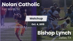 Matchup: Nolan Catholic High vs. Bishop Lynch  2019