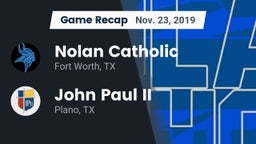 Recap: Nolan Catholic  vs. John Paul II  2019