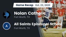 Recap: Nolan Catholic  vs. All Saints Episcopal School 2020