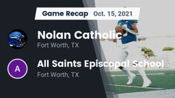 Recap: Nolan Catholic  vs. All Saints Episcopal School 2021