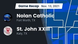 Recap: Nolan Catholic  vs. St. John XXIII  2021