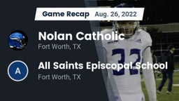 Recap: Nolan Catholic  vs. All Saints Episcopal School 2022