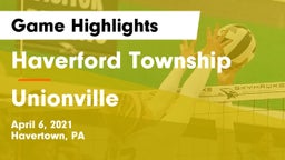 Haverford Township  vs Unionville  Game Highlights - April 6, 2021