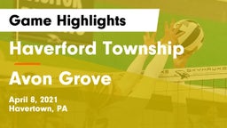 Haverford Township  vs Avon Grove  Game Highlights - April 8, 2021