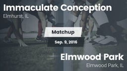 Matchup: Immaculate vs. Elmwood Park  2016