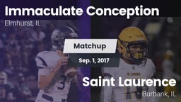 Matchup: Immaculate vs. Saint Laurence  2017