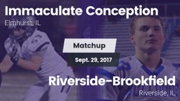 Matchup: Immaculate vs. Riverside-Brookfield  2017