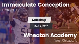 Matchup: Immaculate vs. Wheaton Academy  2017