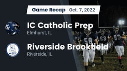 Recap: IC Catholic Prep vs. Riverside Brookfield  2022