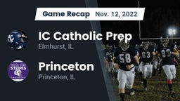 Recap: IC Catholic Prep vs. Princeton  2022