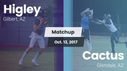 Matchup: Higley  vs. Cactus  2017