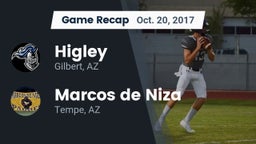 Recap: Higley  vs. Marcos de Niza  2017
