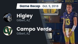 Recap: Higley  vs. Campo Verde  2018