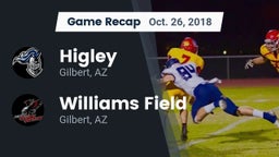 Recap: Higley  vs. Williams Field  2018