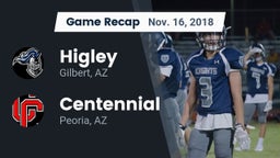 Recap: Higley  vs. Centennial  2018