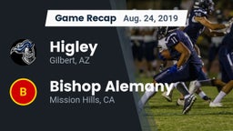 Recap: Higley  vs. Bishop Alemany  2019