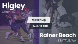 Matchup: Higley  vs. Rainer Beach  2019