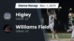 Recap: Higley  vs. Williams Field  2019