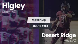 Matchup: Higley  vs. Desert Ridge  2020