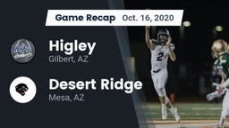 Recap: Higley  vs. Desert Ridge  2020