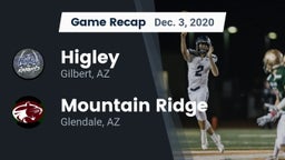 Recap: Higley  vs. Mountain Ridge  2020